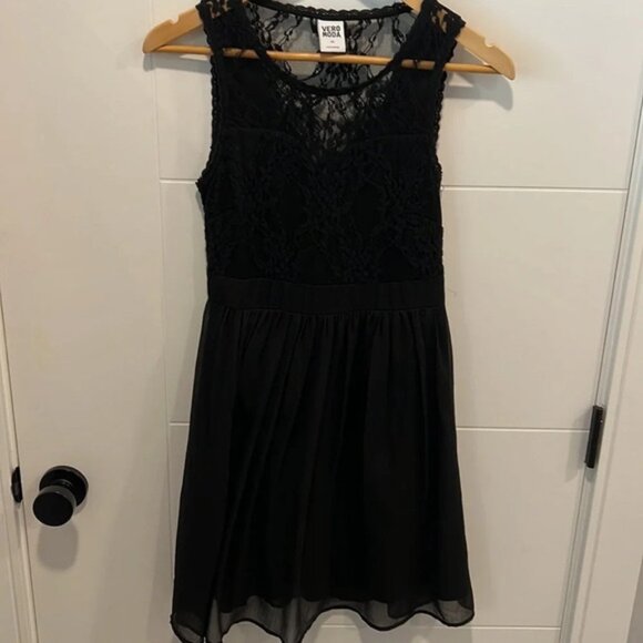 Vero Moda black lace  dress size XS - Picture 5 of 9